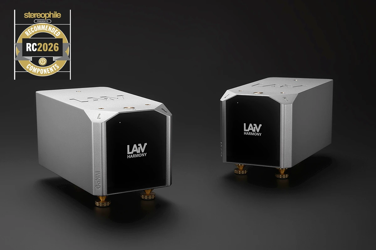 Monobloky LAiV Harmony GaNM ve Stereophile