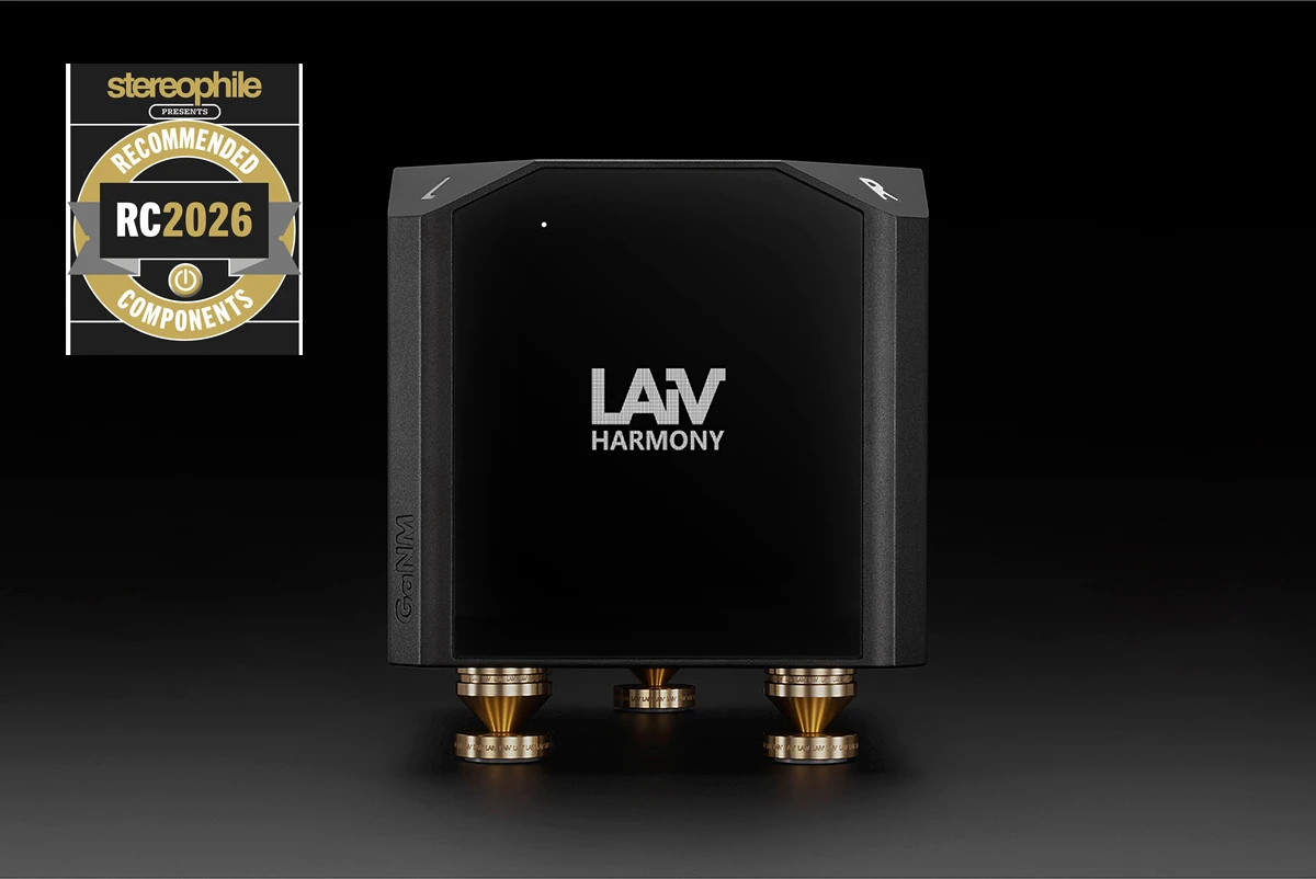 Monobloky LAiV Harmony GaNM ve Stereophile